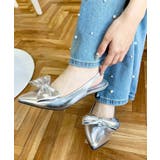 デタッチャブルリボンローヒールパンプス | moment+ | 詳細画像10 