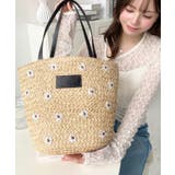 フラワー刺繍かごバッグ | moment+ | 詳細画像11 