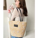 フラワー刺繍かごバッグ | moment+ | 詳細画像14 