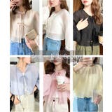 前後2WAYボリュームスリーブショート丈＆レギュラー丈リボンカーディガン | moment+ | 詳細画像6 