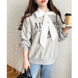 TCブロードボリュームスリーブアレンジボウタイ半袖ブラウス | moment+ | 詳細画像4 