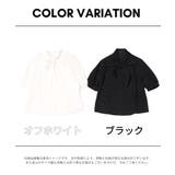 TCブロードボリュームスリーブアレンジボウタイ半袖ブラウス | moment+ | 詳細画像14 