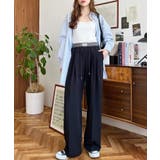 ダブルウエストセンタープレススラックスパンツ | moment+ | 詳細画像12 