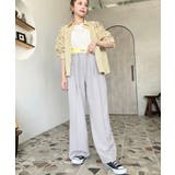 ダブルウエストセンタープレススラックスパンツ | moment+ | 詳細画像8 