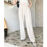 ダブルウエストセンタープレススラックスパンツ | moment+ | 詳細画像6 