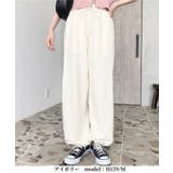 サイドレース切替スウェットパンツ | moment+ | 詳細画像5 