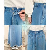 リメイク風デニムスカート | moment+ | 詳細画像5 