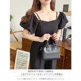 2WAYオフショルパフスリーブオールインワン | moment+ | 詳細画像3 