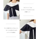 綿100%BIGリボンディテールカットソー | moment+ | 詳細画像3 