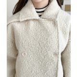 2WAYアレンジカラーPコートリングフェイクウール | moment+ | 詳細画像16 