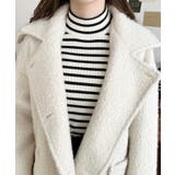 2WAYアレンジカラーPコートリングフェイクウール | moment+ | 詳細画像17 