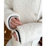 2WAYアレンジカラーPコートリングフェイクウール | moment+ | 詳細画像18 