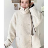 2WAYアレンジカラーPコートリングフェイクウール | moment+ | 詳細画像22 