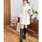 2WAYアレンジカラーPコートリングフェイクウール | moment+ | 詳細画像4 