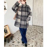 2WAYアレンジカラーPコートリングフェイクウール | moment+ | 詳細画像42 