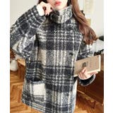 2WAYアレンジカラーPコートリングフェイクウール | moment+ | 詳細画像43 