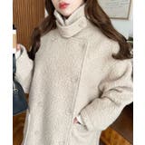 2WAYアレンジカラーPコートリングフェイクウール | moment+ | 詳細画像54 