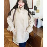 2WAYアレンジカラーPコートリングフェイクウール | moment+ | 詳細画像65 