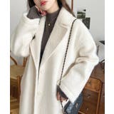 ロングチェスターシャギーコート | moment+ | 詳細画像15 