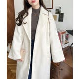 ロングチェスターシャギーコート | moment+ | 詳細画像17 