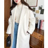 ロングチェスターシャギーコート | moment+ | 詳細画像3 