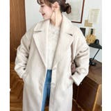 ロングチェスターシャギーコート | moment+ | 詳細画像32 