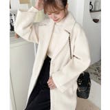 ロングチェスターシャギーコート | moment+ | 詳細画像6 