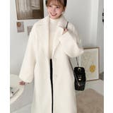 ロングチェスターシャギーコート | moment+ | 詳細画像9 