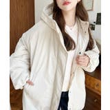 シャカシャカナイロン裏キルトモンスターパーカージャケット | moment+ | 詳細画像13 