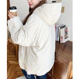 シャカシャカナイロン裏キルトモンスターパーカージャケット | moment+ | 詳細画像16 