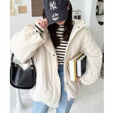 シャカシャカナイロン裏キルトモンスターパーカージャケット | moment+ | 詳細画像2 