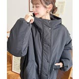 シャカシャカナイロン裏キルトモンスターパーカージャケット | moment+ | 詳細画像26 