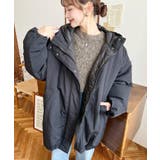 シャカシャカナイロン裏キルトモンスターパーカージャケット | moment+ | 詳細画像28 