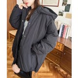 シャカシャカナイロン裏キルトモンスターパーカージャケット | moment+ | 詳細画像31 