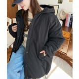 シャカシャカナイロン裏キルトモンスターパーカージャケット | moment+ | 詳細画像36 