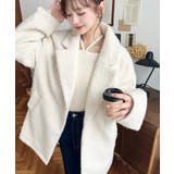 フェイクリングウールルーズシルエットテーラードジャケット | moment+ | 詳細画像12 