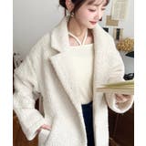 フェイクリングウールルーズシルエットテーラードジャケット | moment+ | 詳細画像13 