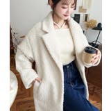 フェイクリングウールルーズシルエットテーラードジャケット | moment+ | 詳細画像14 