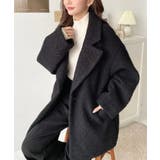 フェイクリングウールルーズシルエットテーラードジャケット | moment+ | 詳細画像19 