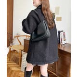 フェイクリングウールルーズシルエットテーラードジャケット | moment+ | 詳細画像25 