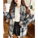 フェイクリングウールルーズシルエットテーラードジャケット | moment+ | 詳細画像30 