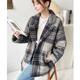 フェイクリングウールルーズシルエットテーラードジャケット | moment+ | 詳細画像33 