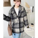 フェイクリングウールルーズシルエットテーラードジャケット | moment+ | 詳細画像35 