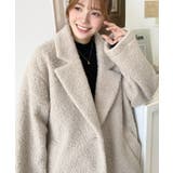 フェイクリングウールルーズシルエットテーラードジャケット | moment+ | 詳細画像6 