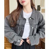 デニムショートジャケット/ショートGジャンヘビーウェイト | moment+ | 詳細画像11 