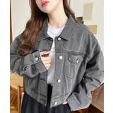 デニムショートジャケット/ショートGジャンヘビーウェイト | moment+ | 詳細画像12 