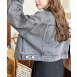 デニムショートジャケット/ショートGジャンヘビーウェイト | moment+ | 詳細画像14 