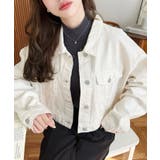 デニムショートジャケット/ショートGジャンヘビーウェイト | moment+ | 詳細画像7 