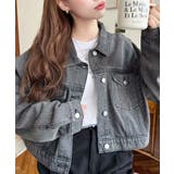 ブラック系その他 | デニムショートジャケット/ショートGジャンヘビーウェイト | moment+