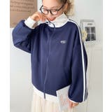 ロゴ刺繍トラックジャケット | moment+ | 詳細画像18 